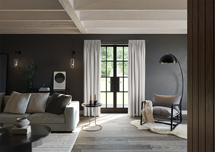 Dew Drop, Metallic Silver - Made to Measure Curtains - Image 14